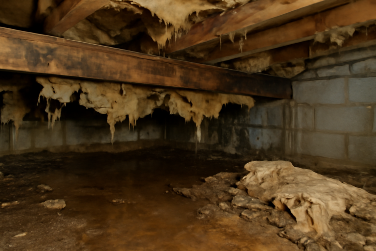 Crawl Space Water Damage Repair