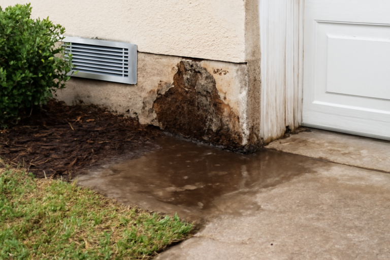 Foundation Leak Water Removal