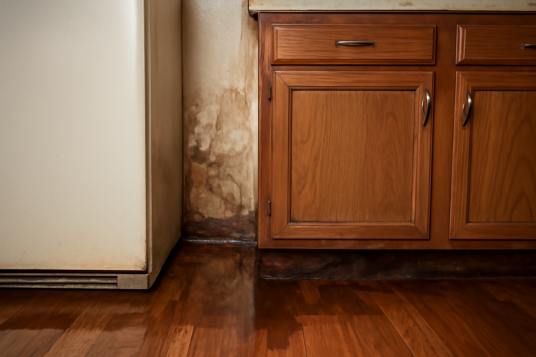 Ice Maker Line Leak Water Removal