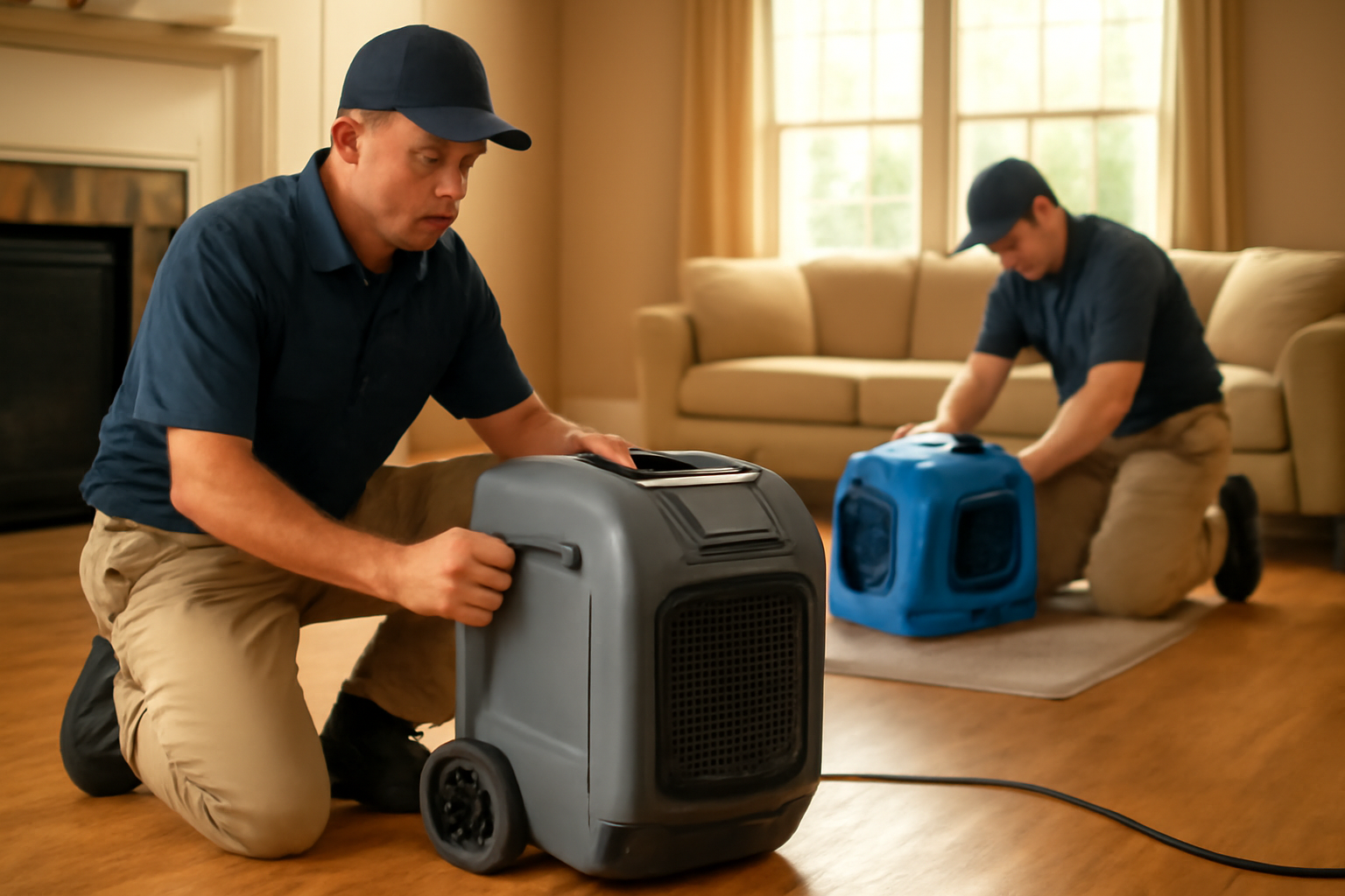 Water damage restoration service
