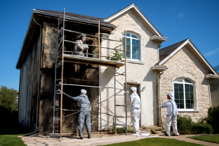 Fire damage restoration service
