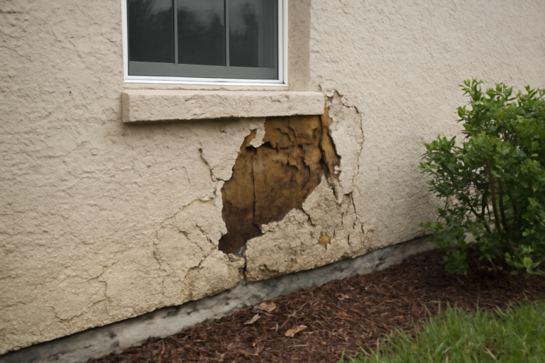 Stucco Water Damage Repair