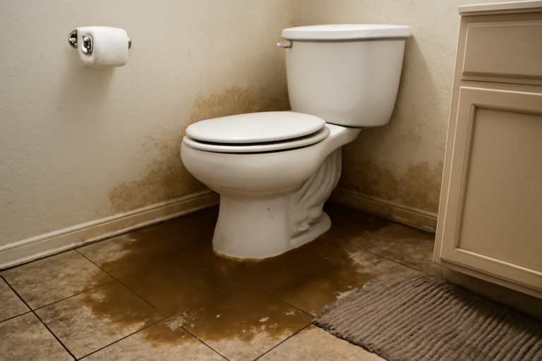 Toilet Overflow Water Removal