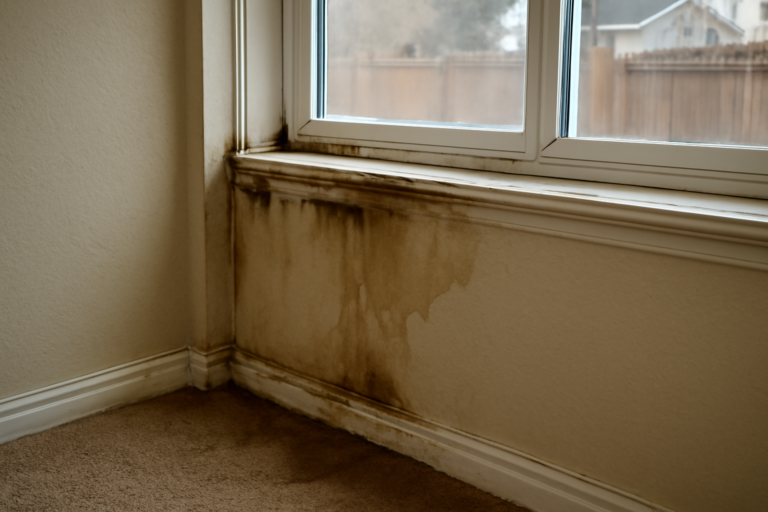Window Leak Water Removal